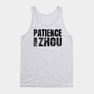 Patience from Zhou Black (grunge) Tank Top